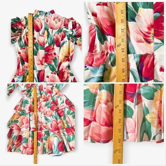 Batsheva Spring Confection Dress in‎ Vintage Tulip, size 0, New with tag - Picture 15 of 16